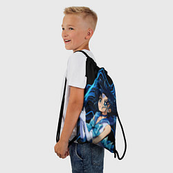 Рюкзак-мешок Сейлор Меркурий -гениальная школьница, цвет: 3D-принт — фото 2
