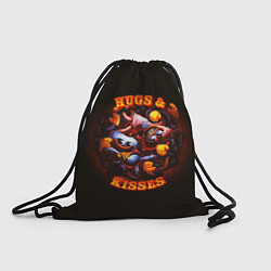 Рюкзак-мешок Кисси Мисси и Хагги Вагги, цвет: 3D-принт