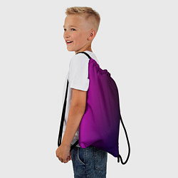 Рюкзак-мешок VIOLET gradient, цвет: 3D-принт — фото 2