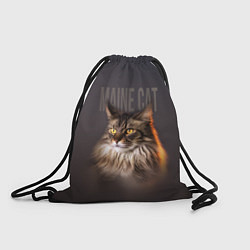 Рюкзак-мешок Maine cat, цвет: 3D-принт