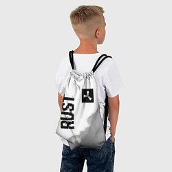 Рюкзак-мешок Rust Glitch на светлом фоне, цвет: 3D-принт — фото 2