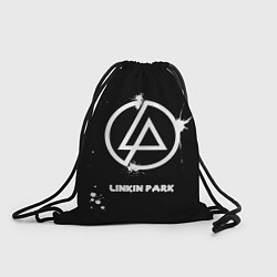 Рюкзак-мешок Linkin Park логотип краской, цвет: 3D-принт