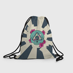 Рюкзак-мешок Психо-череп, цвет: 3D-принт