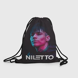 Рюкзак-мешок Нилетто - портрет, цвет: 3D-принт