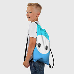 Рюкзак-мешок Fall Guy blue, цвет: 3D-принт — фото 2