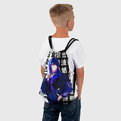 Рюкзак-мешок Баал в платье Шогун Райден Геншин Импакт, цвет: 3D-принт — фото 2