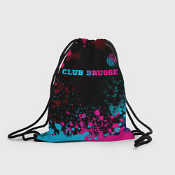 Рюкзак-мешок Club Brugge Neon Gradient - FS, цвет: 3D-принт