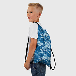 Рюкзак-мешок Камуфляж морской, цвет: 3D-принт — фото 2