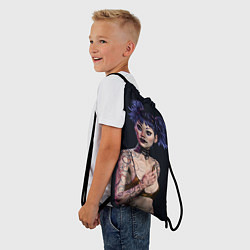 Рюкзак-мешок Свидетель Девушка, цвет: 3D-принт — фото 2