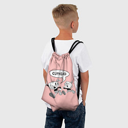 Рюкзак-мешок Персонажи Сuphead, цвет: 3D-принт — фото 2