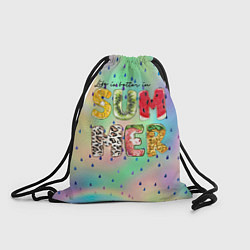 Рюкзак-мешок Summer буквы из фруктов, цвет: 3D-принт