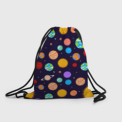Рюкзак-мешок Солнечная Система Планет, цвет: 3D-принт