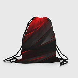 Рюкзак-мешок Red and Black Geometry, цвет: 3D-принт
