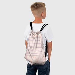 Рюкзак-мешок Имя Яна по-вертикали с розовым фоном, цвет: 3D-принт — фото 2