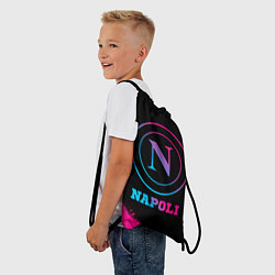 Рюкзак-мешок Napoli FC Neon Gradient, цвет: 3D-принт — фото 2
