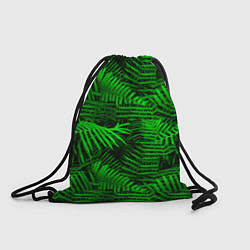 Рюкзак-мешок Листья папоротника - текстура, цвет: 3D-принт