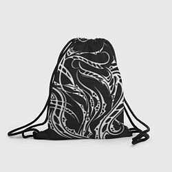 Рюкзак-мешок Карбон с татуировками, цвет: 3D-принт
