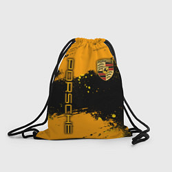 Рюкзак-мешок PORSCHE - ОРАНЖЕВЫЕ БРЫЗГИ, цвет: 3D-принт
