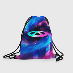 Рюкзак-мешок Chery неоновый космос, цвет: 3D-принт