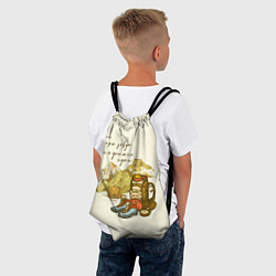 Рюкзак-мешок Горы зовут меня, цвет: 3D-принт — фото 2
