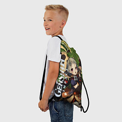Рюкзак-мешок Саю-девочка с хвостиком, цвет: 3D-принт — фото 2