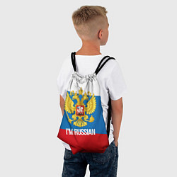 Рюкзак-мешок Im Russian, цвет: 3D-принт — фото 2