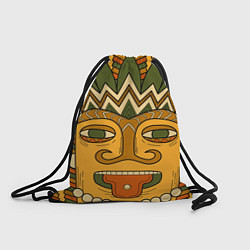 Рюкзак-мешок Polynesian tiki CHILLING, цвет: 3D-принт