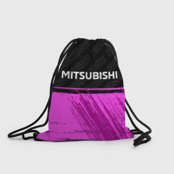 Рюкзак-мешок Mitsubishi pro racing: символ сверху, цвет: 3D-принт