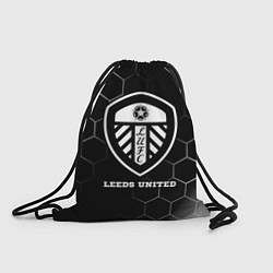 Рюкзак-мешок Leeds United sport на темном фоне, цвет: 3D-принт