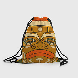 Рюкзак-мешок Polynesian tiki APATHY, цвет: 3D-принт