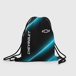 Рюкзак-мешок Chevrolet неоновые лампы, цвет: 3D-принт