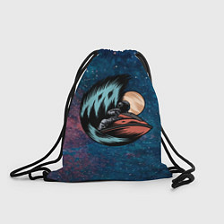 Рюкзак-мешок Под волной на водном мотоцикле, цвет: 3D-принт