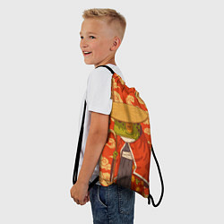 Рюкзак-мешок Самурай-хранитель, цвет: 3D-принт — фото 2