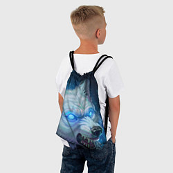 Рюкзак-мешок Ледяной волк, цвет: 3D-принт — фото 2