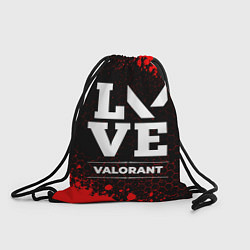 Рюкзак-мешок Valorant love классика, цвет: 3D-принт