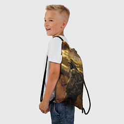 Рюкзак-мешок STALKER В Поле, цвет: 3D-принт — фото 2