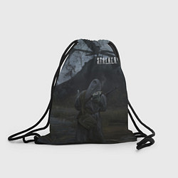 Рюкзак-мешок STALKER Одиночка На Болотах Возле Вертолёта, цвет: 3D-принт