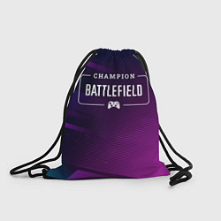 Мешок для обуви Battlefield gaming champion: рамка с лого и джойст