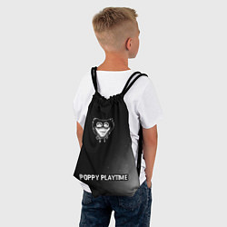 Рюкзак-мешок Poppy Playtime glitch на темном фоне: символ сверх, цвет: 3D-принт — фото 2