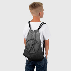Рюкзак-мешок Чугунный логотип Counter Strike, цвет: 3D-принт — фото 2