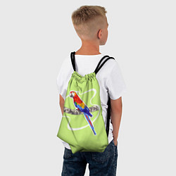 Рюкзак-мешок Яркий попугай Ара, цвет: 3D-принт — фото 2