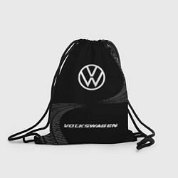 Рюкзак-мешок Volkswagen speed шины на темном: символ, надпись, цвет: 3D-принт