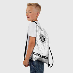 Рюкзак-мешок Chelsea sport на светлом фоне: символ, надпись, цвет: 3D-принт — фото 2