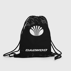 Рюкзак-мешок Daewoo speed шины на темном: символ, надпись, цвет: 3D-принт