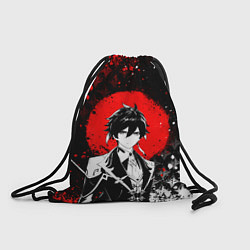 Рюкзак-мешок Джун Ли - Мрачный геншин, цвет: 3D-принт