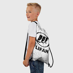 Рюкзак-мешок Lifan с потертостями на светлом фоне, цвет: 3D-принт — фото 2