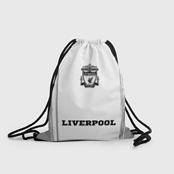 Рюкзак-мешок Liverpool sport на светлом фоне: символ, надпись, цвет: 3D-принт