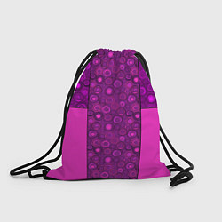 Рюкзак-мешок Розовый комбинированный неоновый узор, цвет: 3D-принт