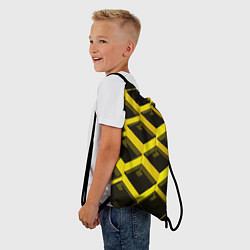 Рюкзак-мешок Желтые ступеньки, цвет: 3D-принт — фото 2