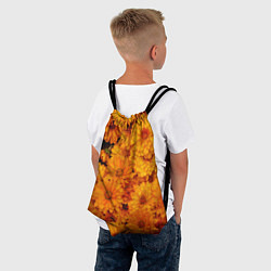 Рюкзак-мешок Фон из желтых цветов, цвет: 3D-принт — фото 2